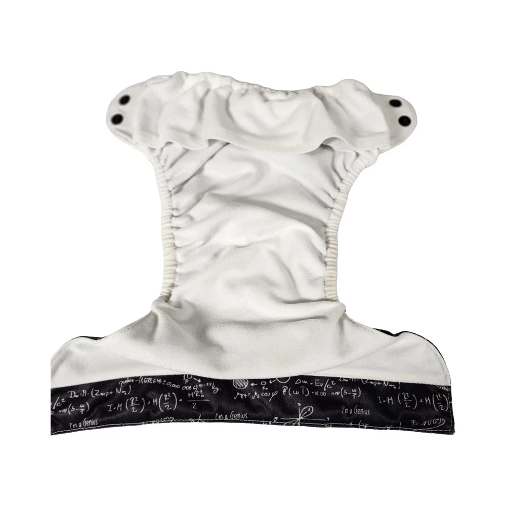 BumGenius Albert Science Math Physics Pocket Cloth Diaper with Insert Snap Rise‎
